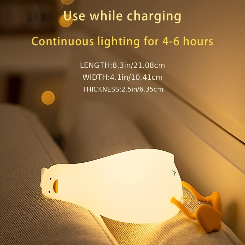 BowLift | Sleeping Duck Lamp - Rechargeable Dimmable Silicone Night Light