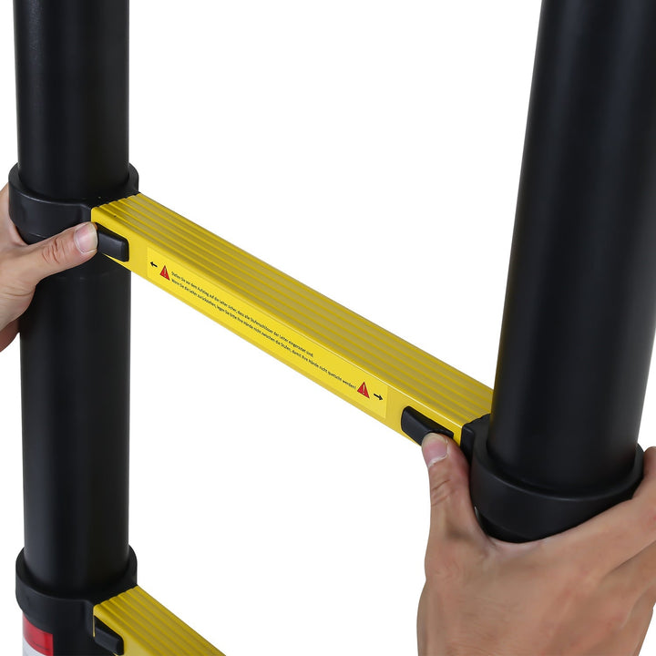 Telescopic Ladder Aluminum with Removable Hook | Bowlift