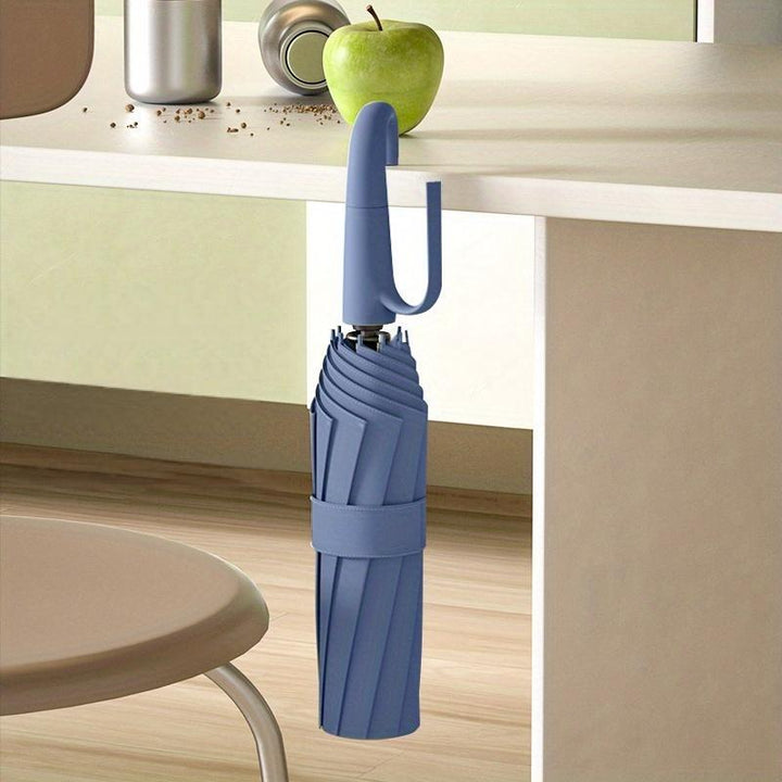 BowLift | Windproof Folding Umbrella with Ring Buckle Handle