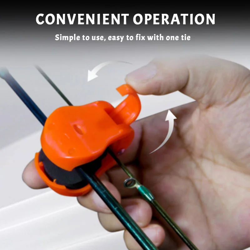 BowLift | Fishing Rod Holder Strap | Multi-Rod Organizer | Elastic Anti-Slip Storage & Transport