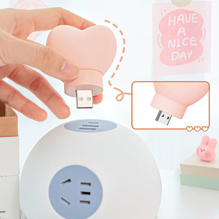 BowLift | Cute Heart Shaped Night Light