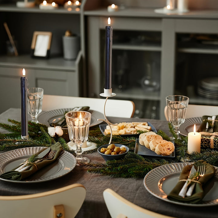 FlameFree - Set of 6 LED Candles with Remote Control Bowlift