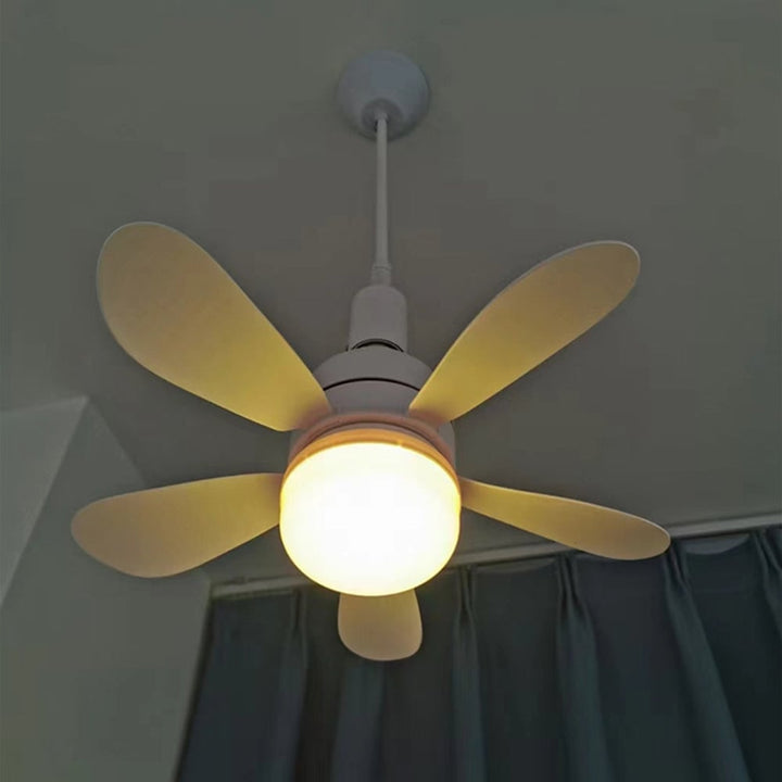2-in-1 LED Ceiling Fan Light with Remote Control, E27/B22 Base | Bowlift