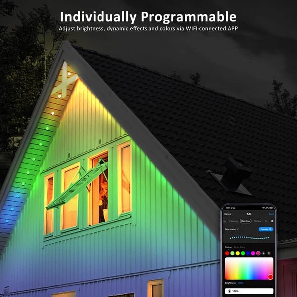 BowLift | MagicGlow - Simple vibrant outdoor lighting with app control