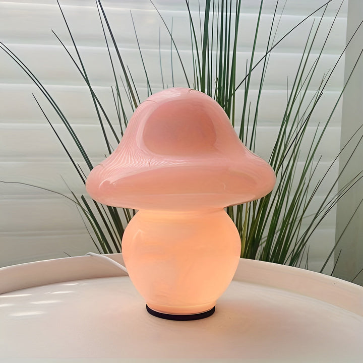 BowLift | MushroomDream Lamp – Enchanting Glass Lighting with Mushroom Pattern