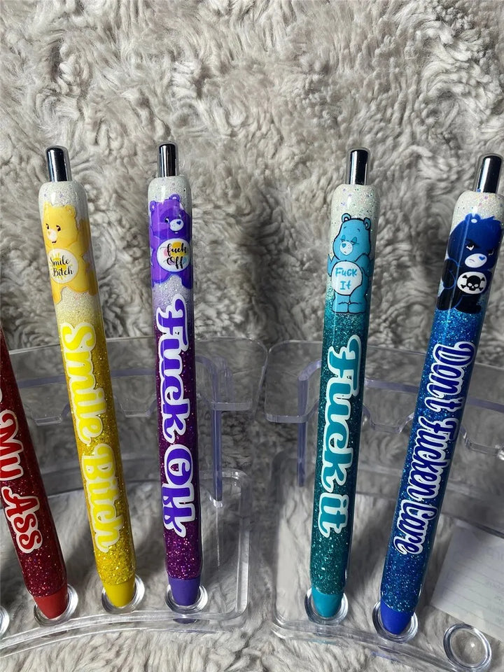BowLift | Funny bear pens set of 8pcs