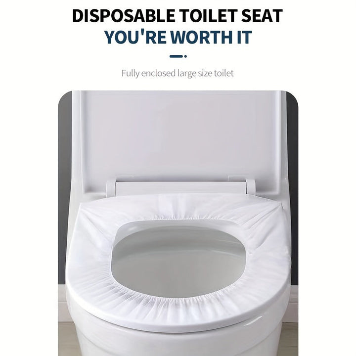 Disposable toilet seat cover with elastic 50/100 pcs | Bowlift