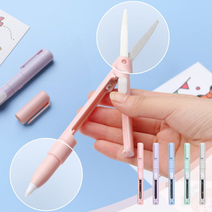 BowLift | Mini Folding Pen Scissors Graving Knife for Kids