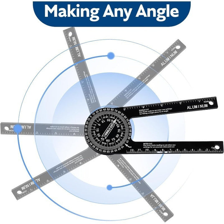 Aerospace Aluminum Angle Finder Bowlift