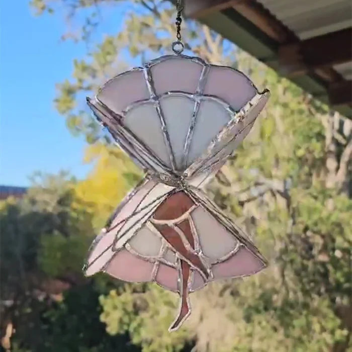 GraceSpin -  Elegant Stained Glass Spinner Bowlift