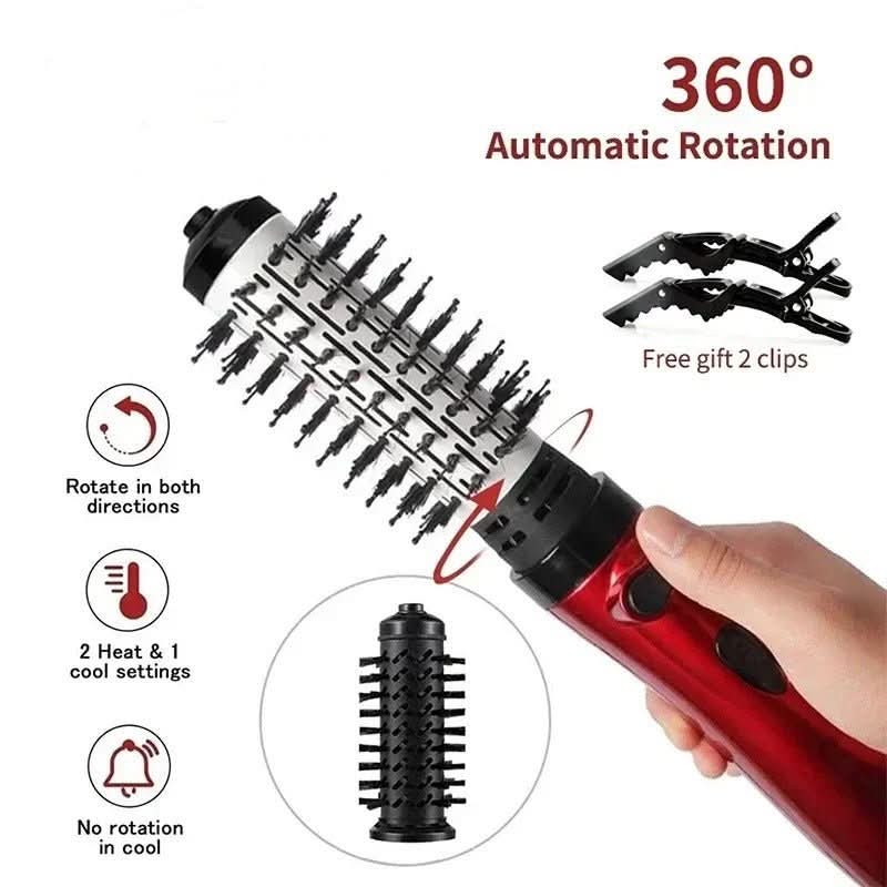 BowLift | 3-in-1 electric hair styler with hairdryer, brush & curling iron function