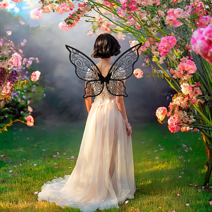 BowLift | Girls Magical Halloween Fairy Costume Set | Wings Wand Ears