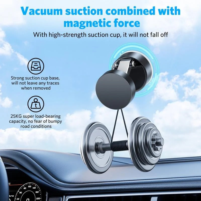 BowLift | Ultra-Strong Vacuum Magnetic Phone Holder