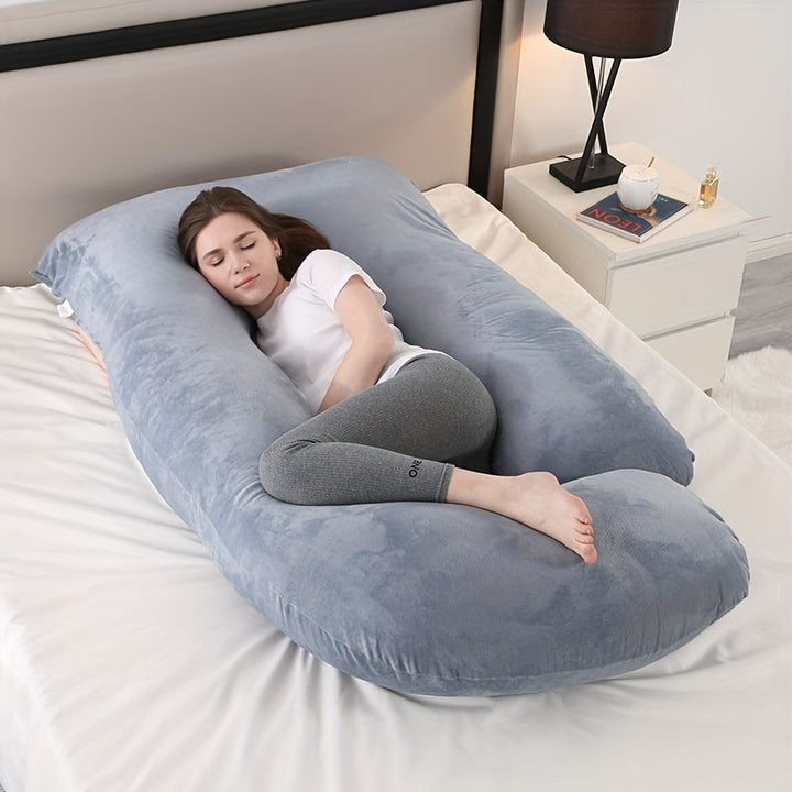 BowLift | MaternityEase - J-Shaped Pillow for Pregnant Moms