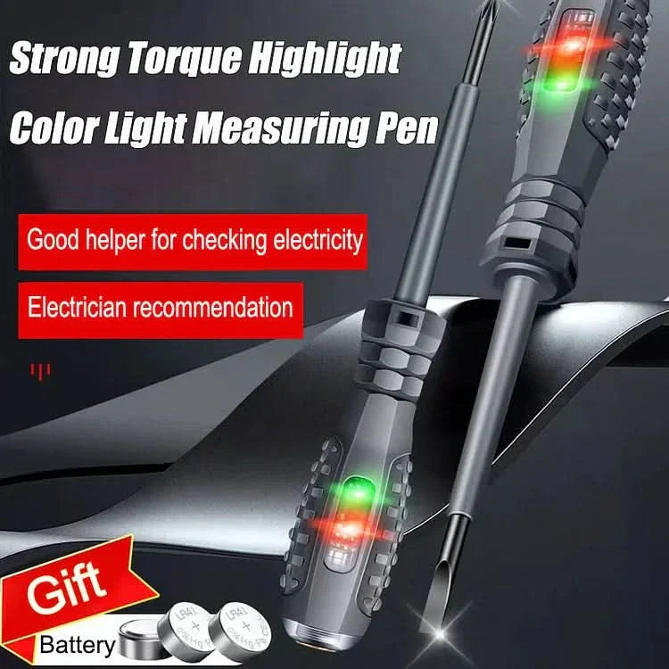 2-in-1  High Torque Strong Magnetic Screwdriver Electricity Detector Bowlift