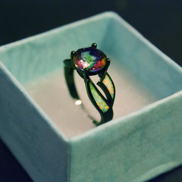 Fire Opal Ring | Bowlift