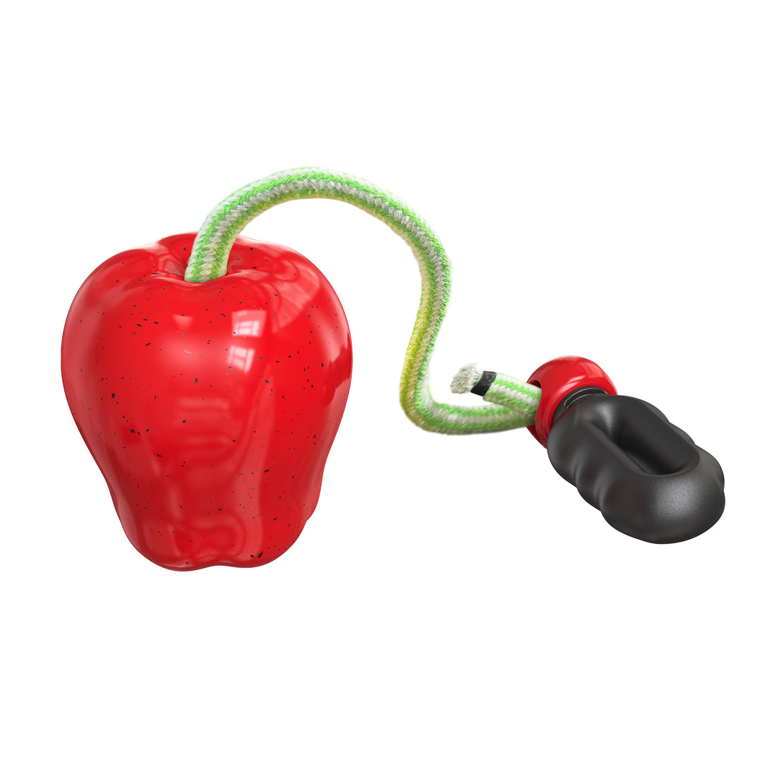 Apple Throw Toy – Outdoor Chew & Play Ball for Dogs