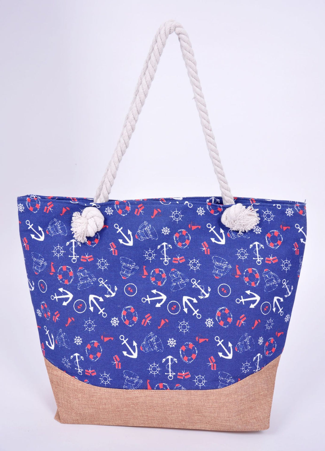 Spacious beach bag with maritime anchor design Bowlift