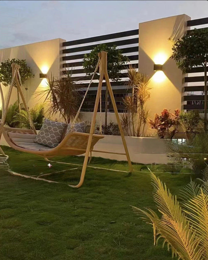 BowLift | LED Outdoor Up Down Wall Light | Waterproof Metal Fixture for Patio. Garden & Entryway Illumination