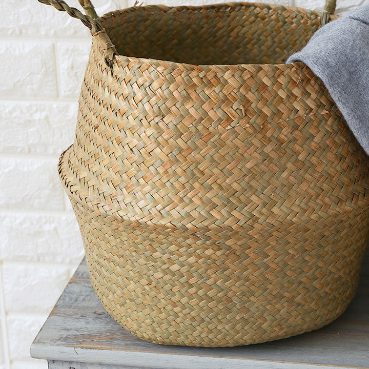 Handwoven Decorative Storage Basket Bowlift
