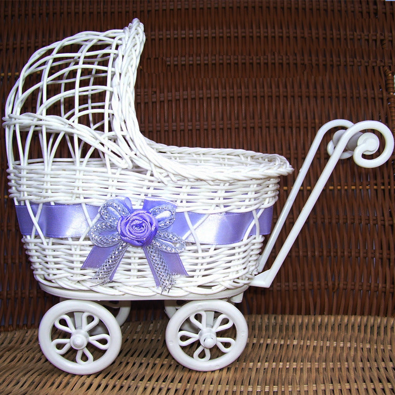 Decorative Woven Remote Control Caddy Bowlift
