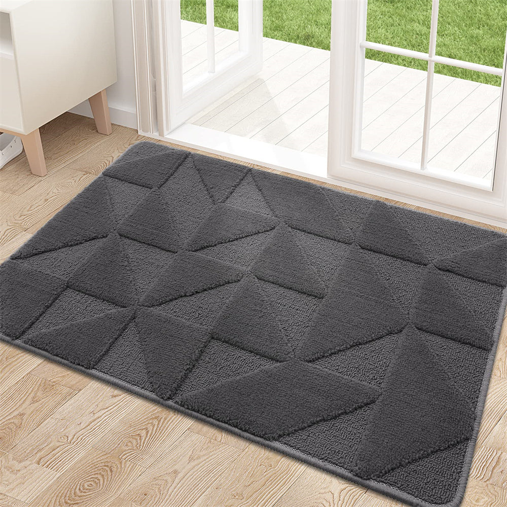 BowLift | Modern Geometric Non-Slip Microfiber Door Mat