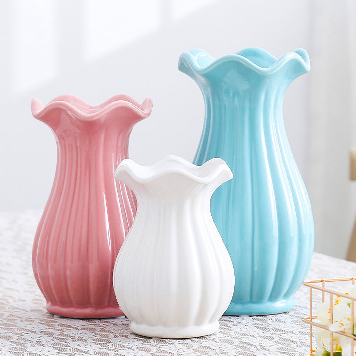 Elegant Ceramic Vase Bowlift