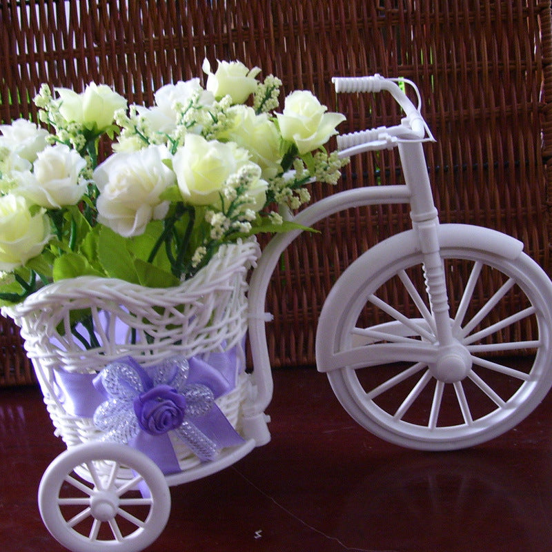 Decorative Bicycle-Shaped Planter Bowlift