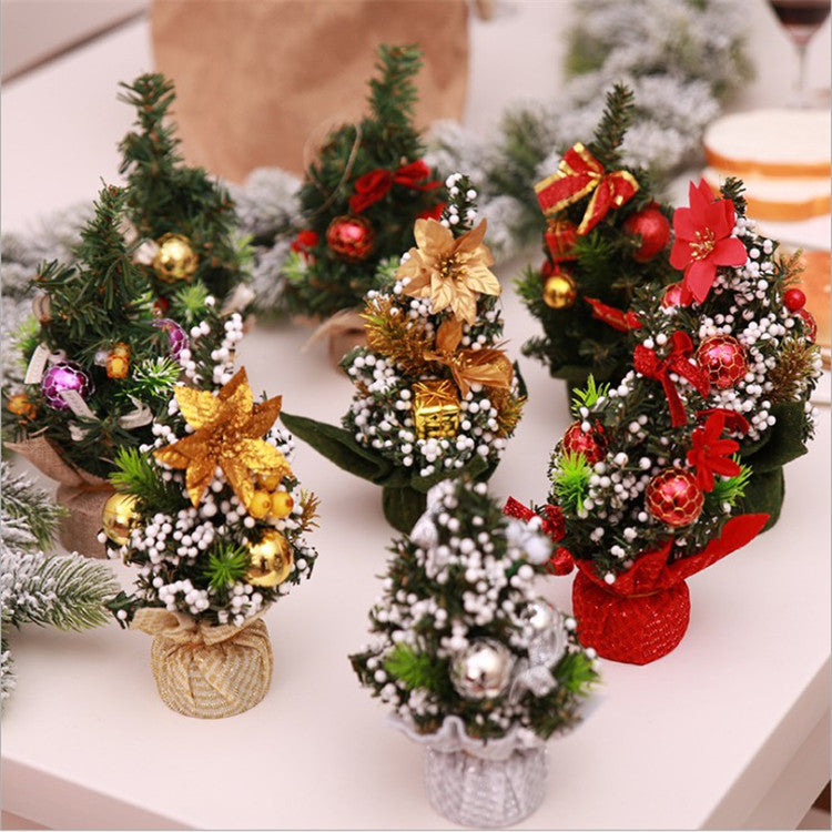 Decorative Mini Holiday Tree Centerpiece Bowlift