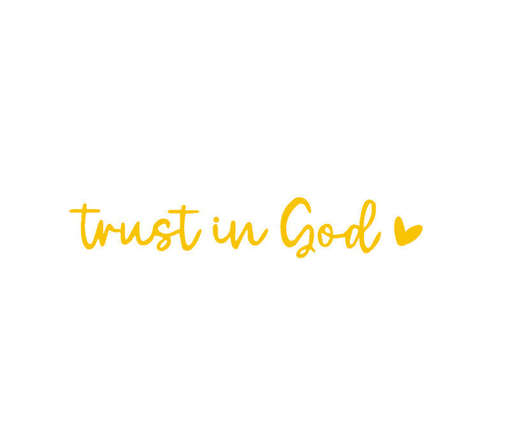 BowLift | “Trust in God” Rear-View Mirror Decal
