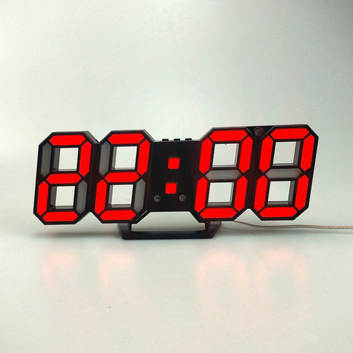 Digital LED Clock with Large Display and Sleep Mode Bowlift