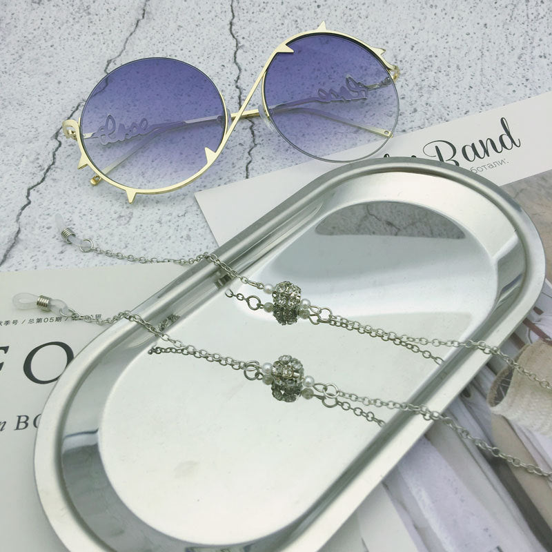 Elegant Silver Chain Eyewear Chain Bowlift