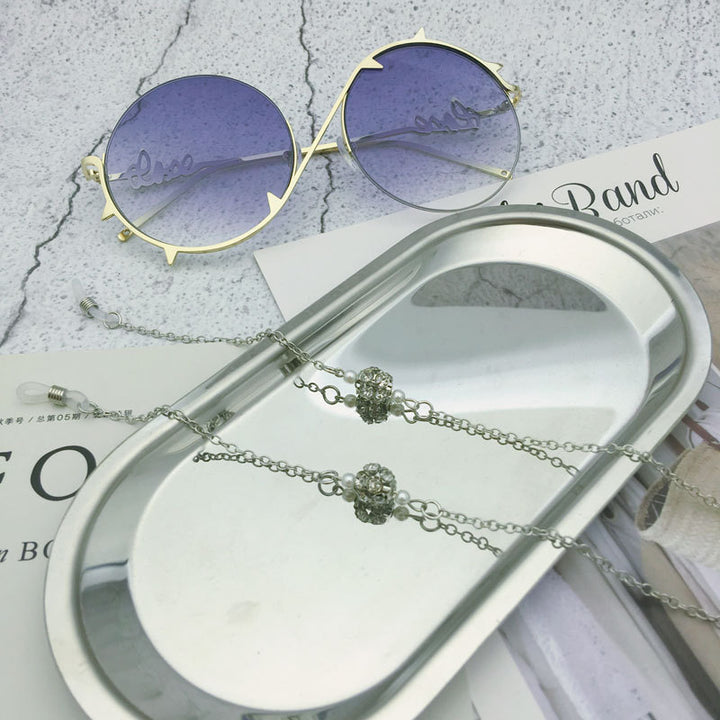 Elegant Silver Chain Eyewear Chain Bowlift