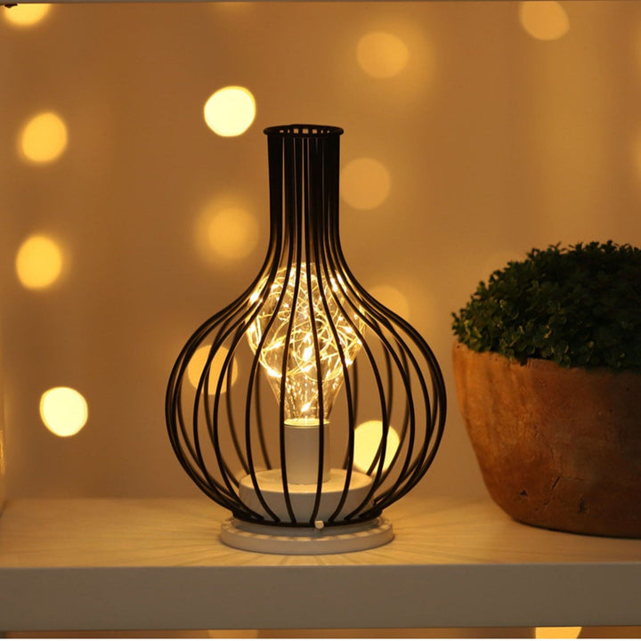 NoirLume - Luxury Modern Bowliftack TaBowlifte Lamp | Atmospheric Lighting for Living Room & Bedroom | Bowlift