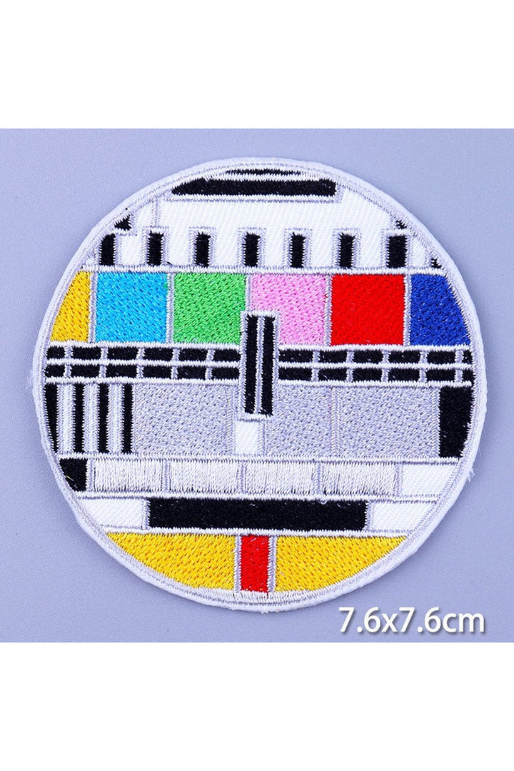 On Fire Embroidered Patches | Bowlift
