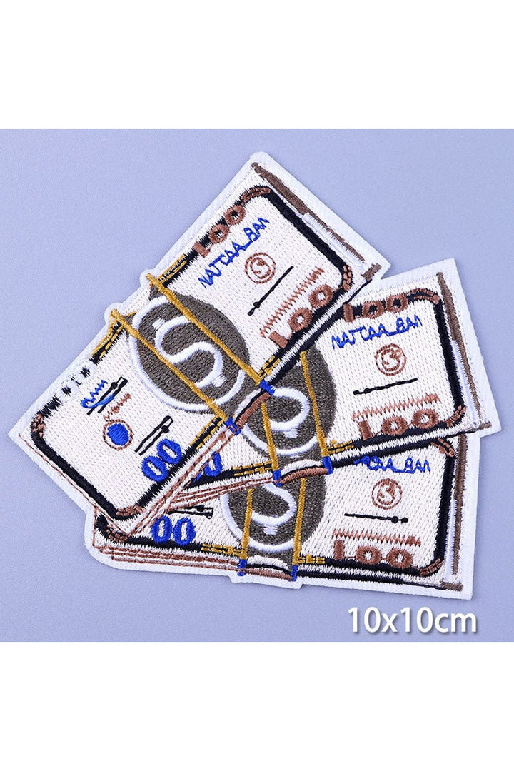 On Fire Embroidered Patches | Bowlift
