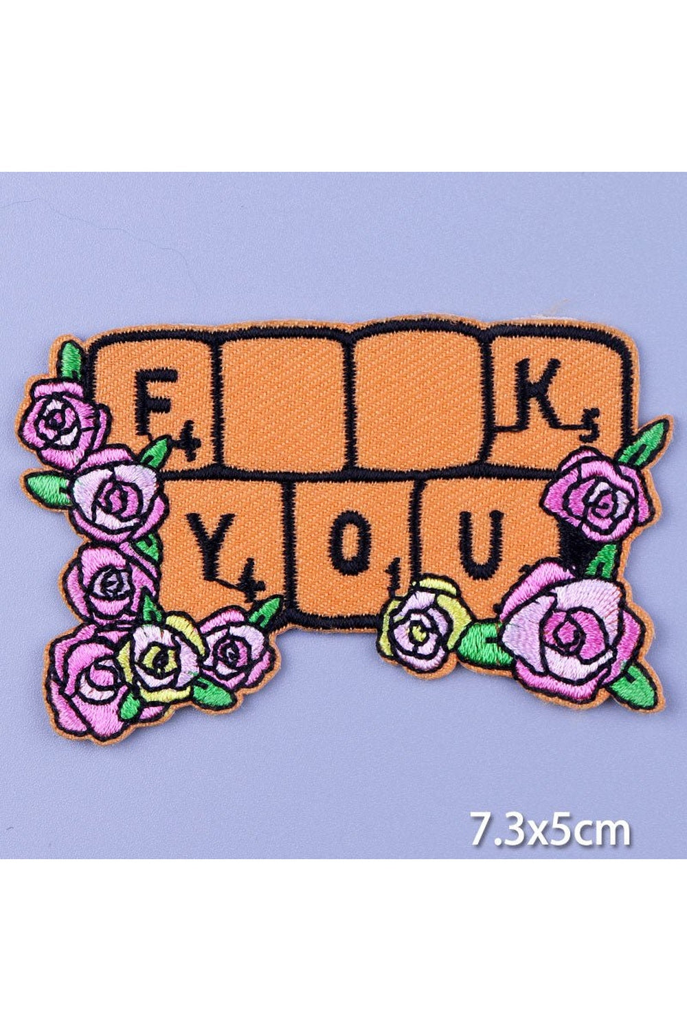 On Fire Embroidered Patches | Bowlift