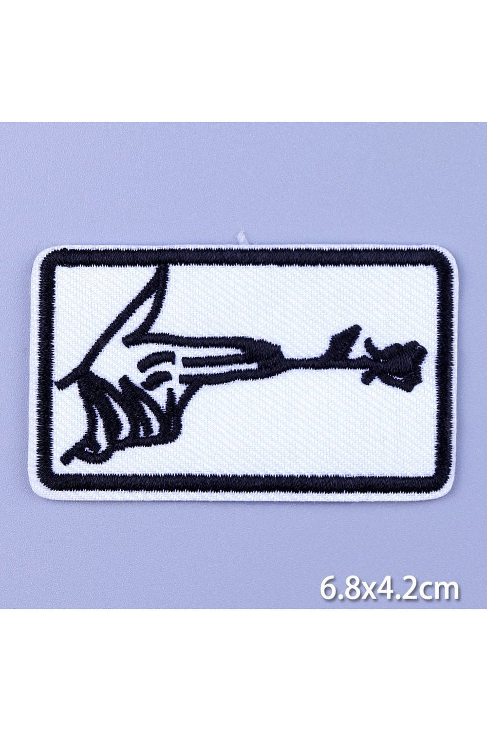 On Fire Embroidered Patches | Bowlift