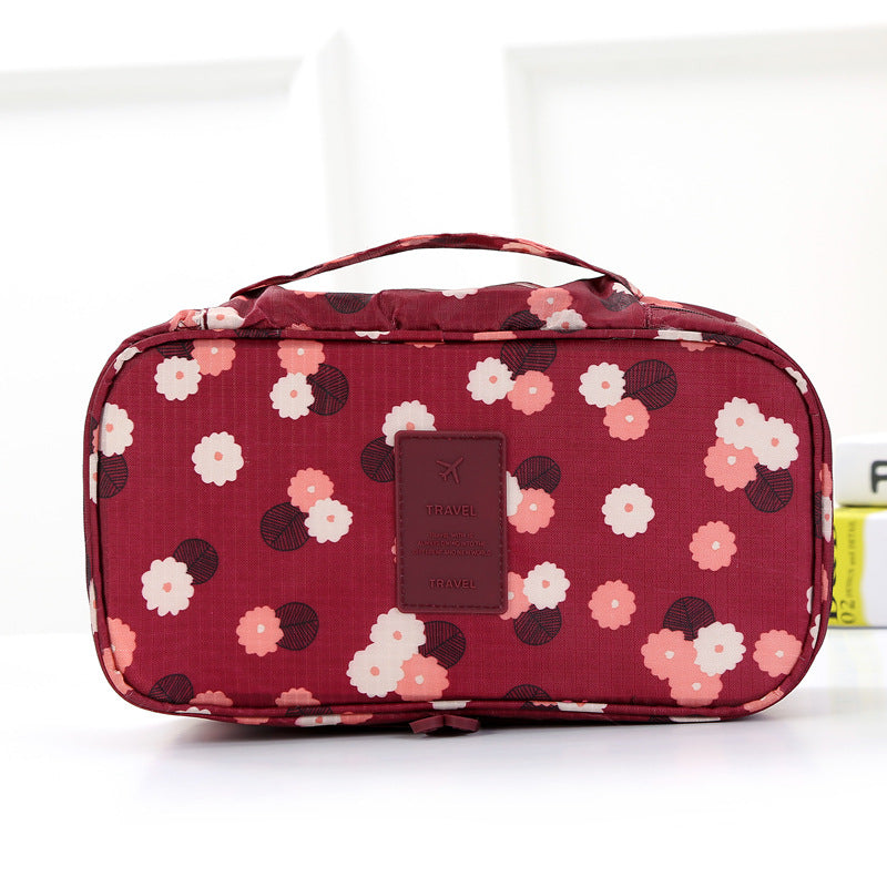 Polka Dot Travel Toiletry Organizer Bowlift