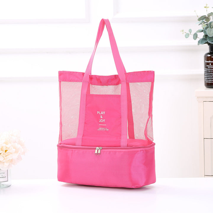 Mesh Beach Tote Bag Bowlift