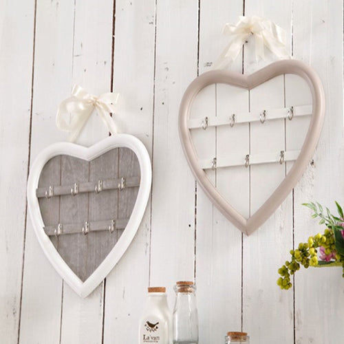Heart-shaped Decorative Keychain Rack