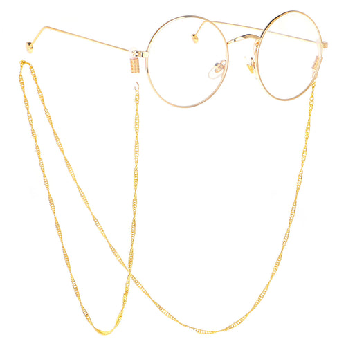 Elegant Twisted Chain Eyewear Holder Bowlift