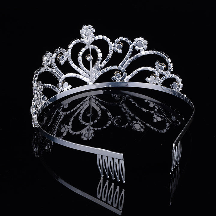 Ladies Crystal-Embellished Crown Bowlift