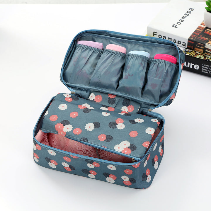Polka Dot Travel Toiletry Organizer Bowlift