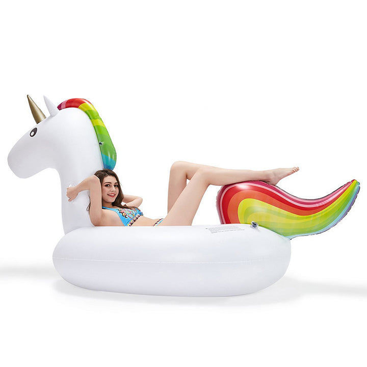 Women inflatable swimming toy in unicorn shape Bowlift