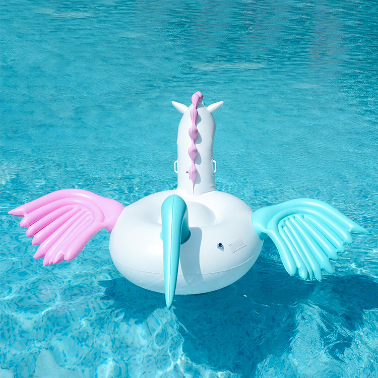 Women's inflatable unicorn swimming toy Bowlift