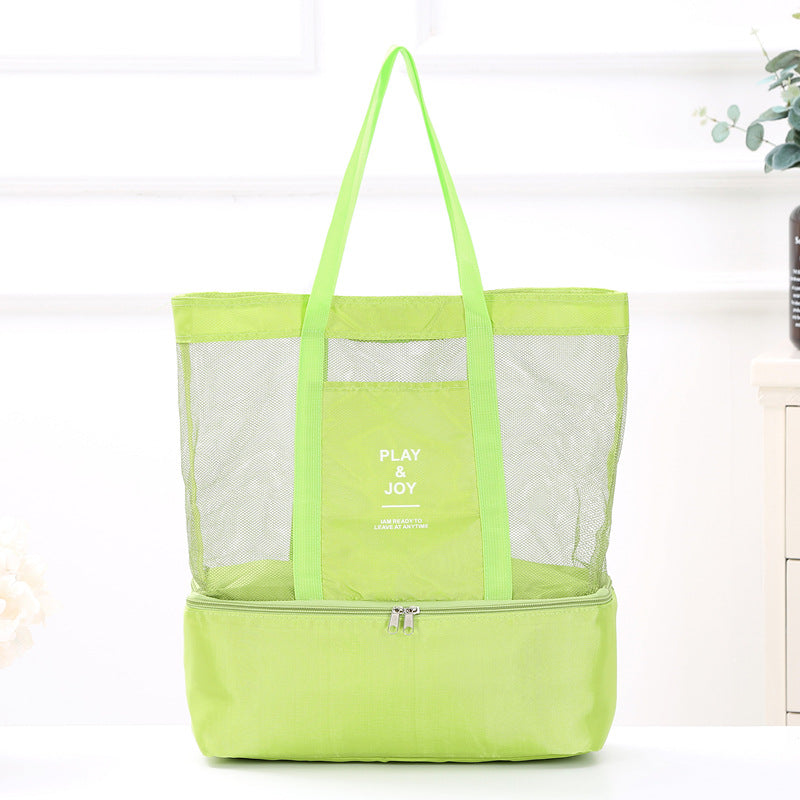 Mesh Beach Tote Bag Bowlift