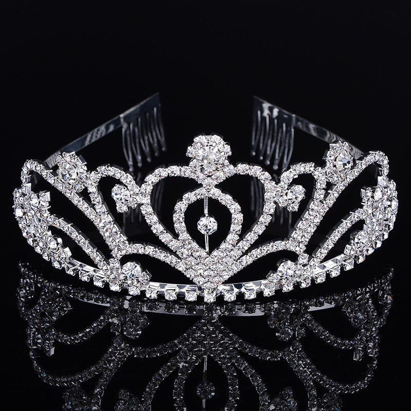 Ladies Crystal-Embellished Crown Bowlift