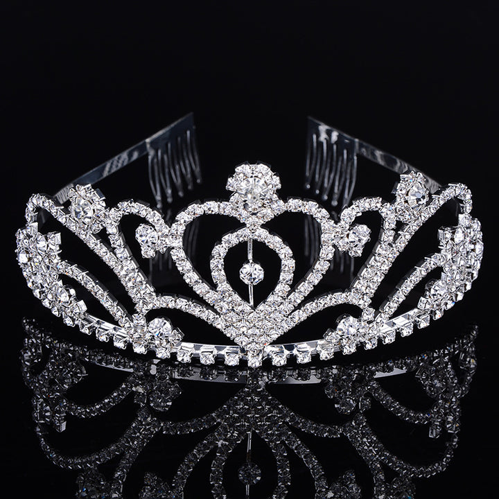 Ladies Crystal-Embellished Crown Bowlift