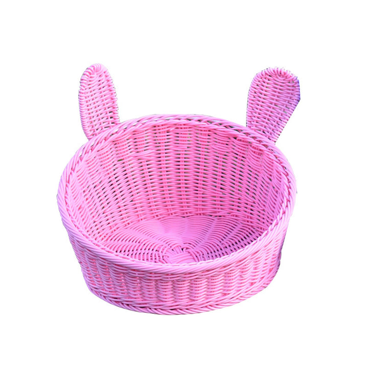 Cute Bunny-Shaped Storage Basket Bowlift